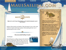 Tablet Screenshot of mauisailing.com